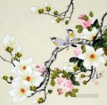 Obras de flores de pájaros chinos.